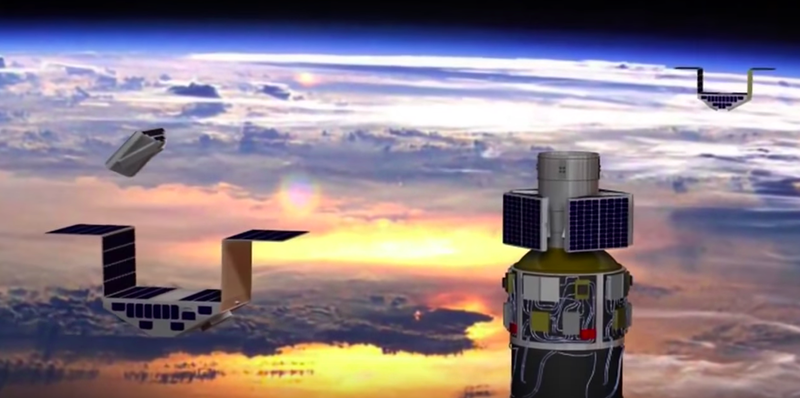 Artist’s impression (Image: NASA/CYGNSS)